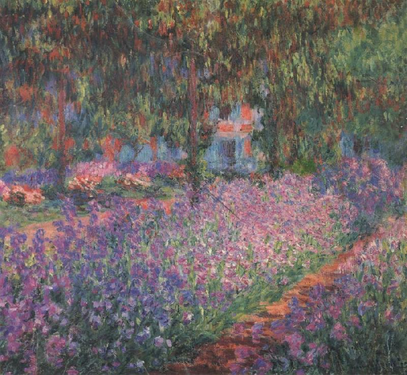 Claude Monet The Artist's Garden at Giverny oil painting picture